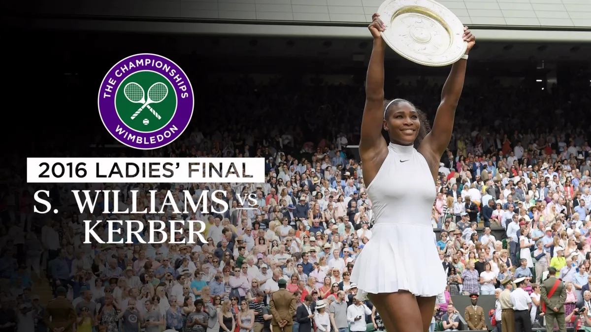 2016 Ladies' Final: S. Williams vs. A. Kerber poster — movie on Disney+