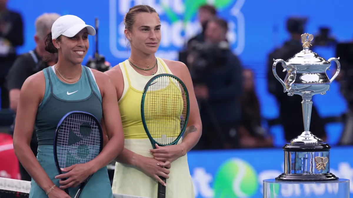 2025 Women's Final: Sabalenka vs. Keys poster — movie on Disney+