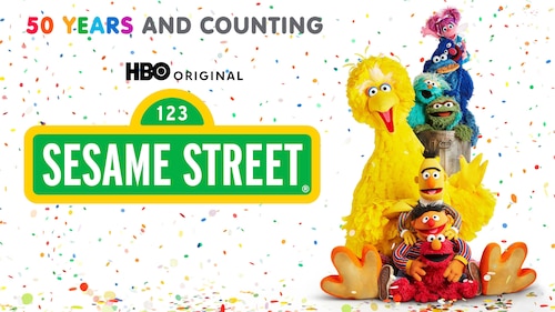 Sesame Street's 50th Anniversary Celebration poster — movie on Max