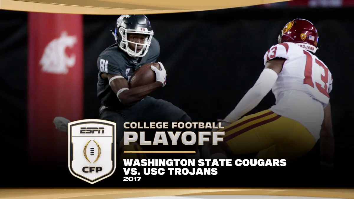 Washington State v USC poster — movie on Disney+