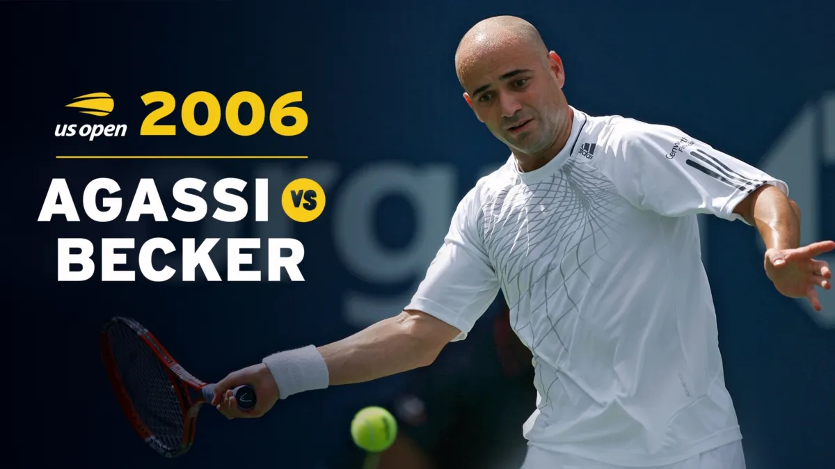 2006 Agassi v Becker poster — movie on Disney+