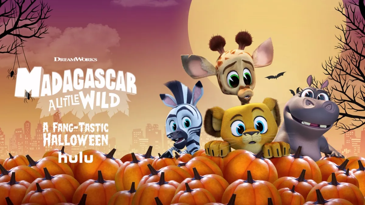 Madagascar: A Little Wild - A Fang-Tastic Halloween poster — movie on Disney+