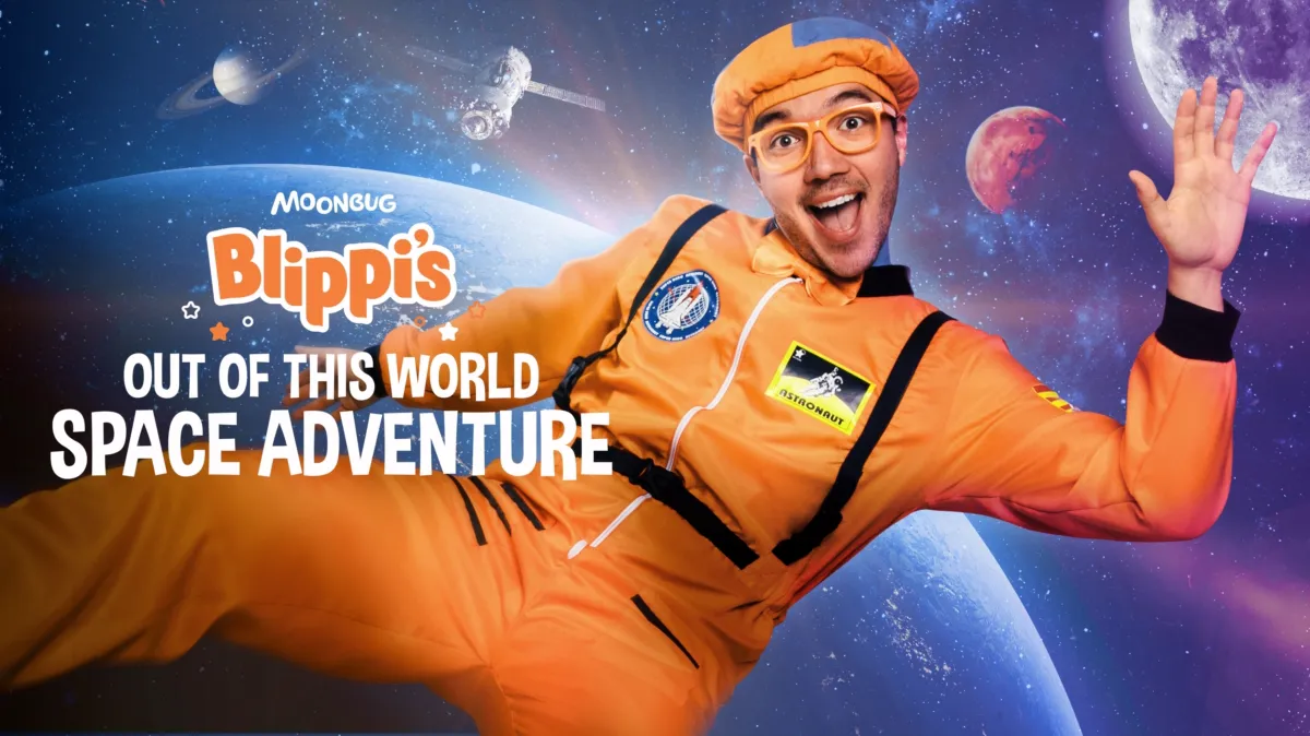 Blippi's Out of this World Space Adventure poster — movie on Disney+