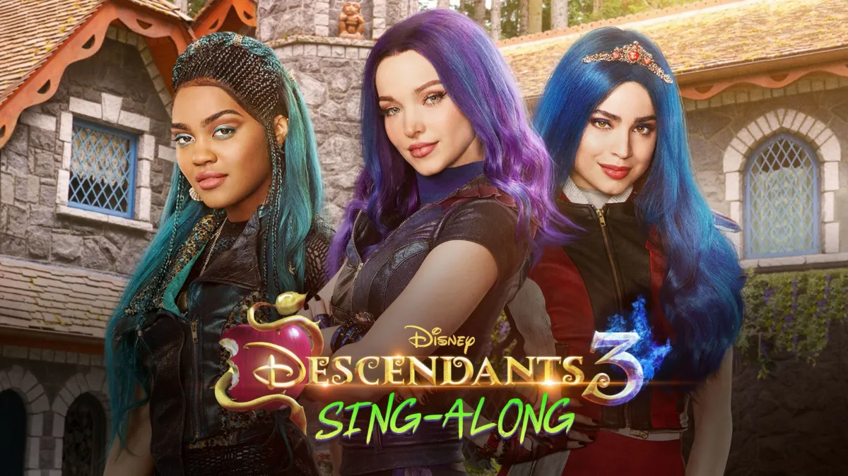 Descendants 3 Sing-Along poster — movie on Disney+
