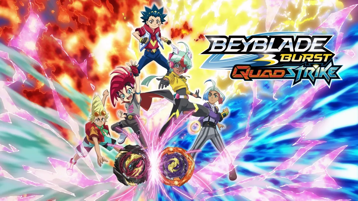 Beyblade Burst QuadStrike poster — TV series on Disney+