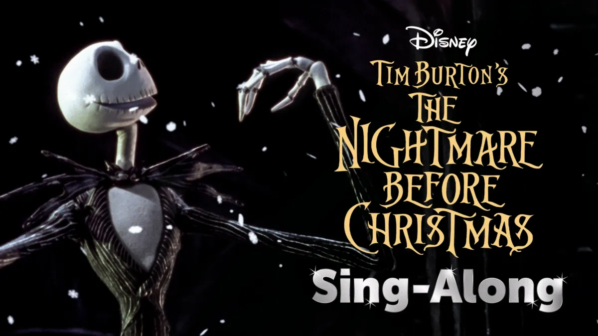 Tim Burton’s The Nightmare Before Christmas Sing-Along poster — movie on Disney+