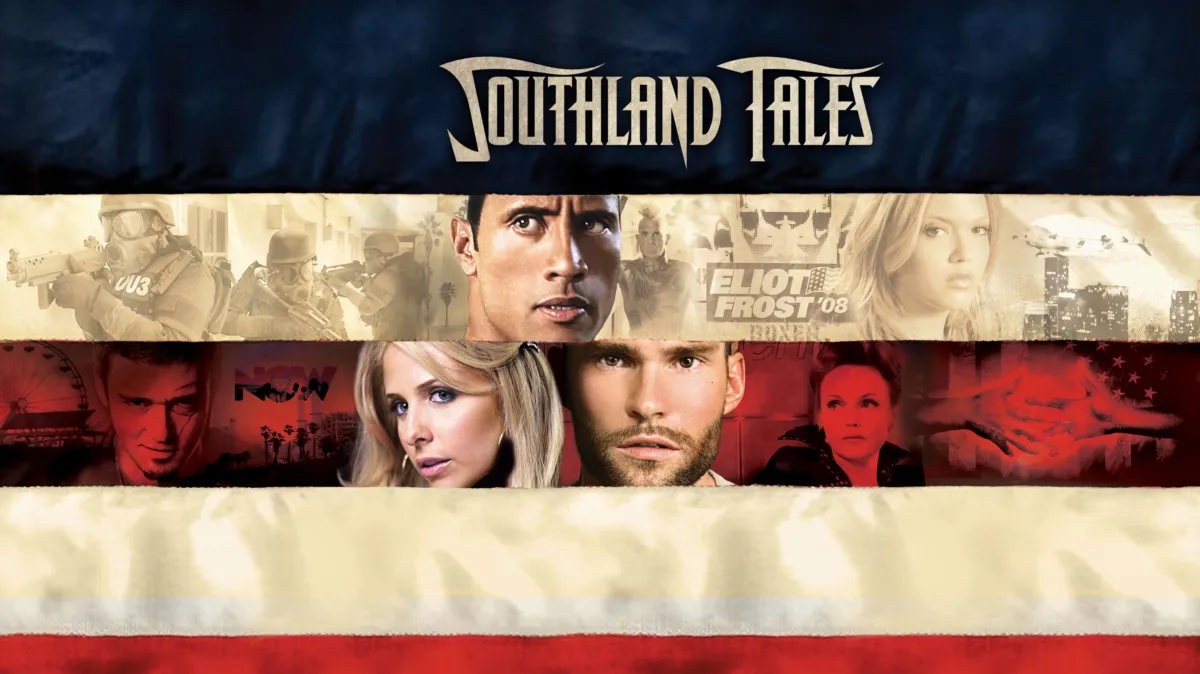Southland Tales poster — movie on Disney+
