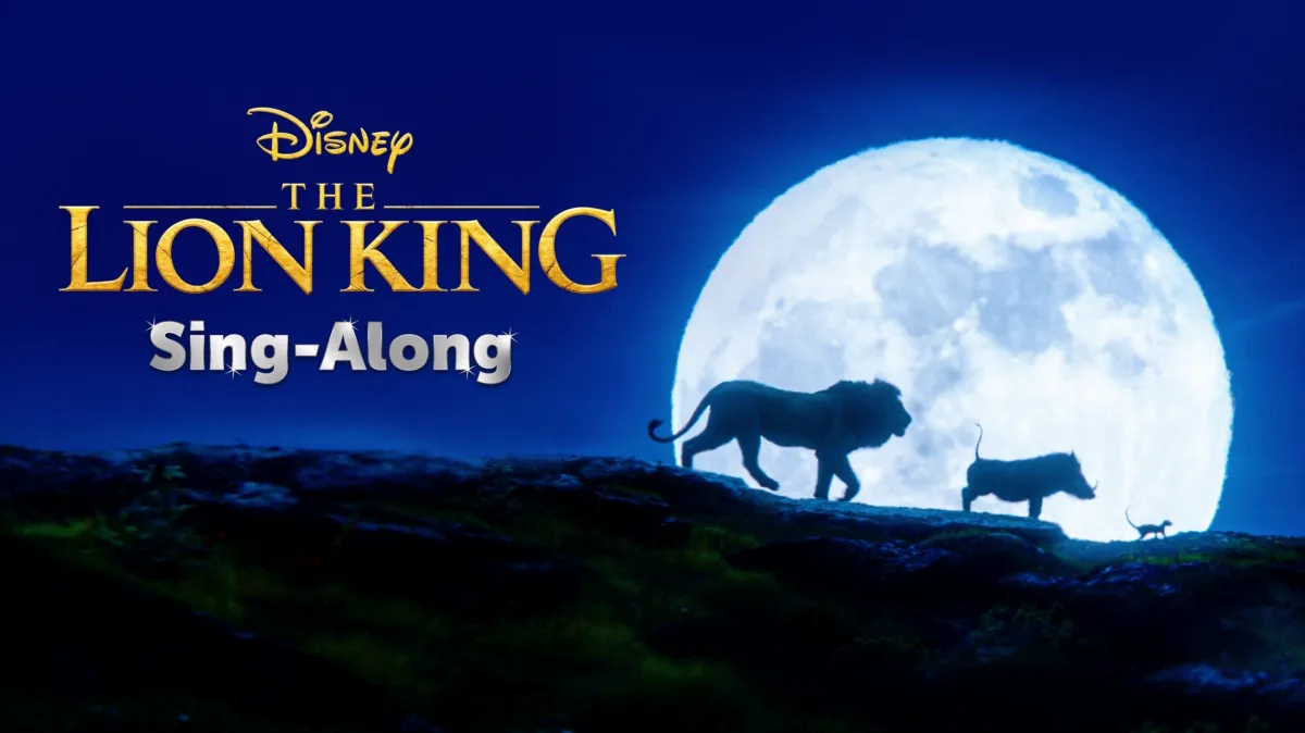 The Lion King Sing-Along poster — movie on Disney+