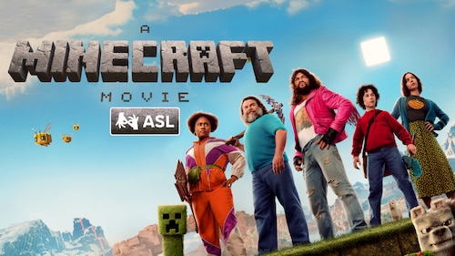 A Minecraft Movie (with ASL): poster — movie on Max