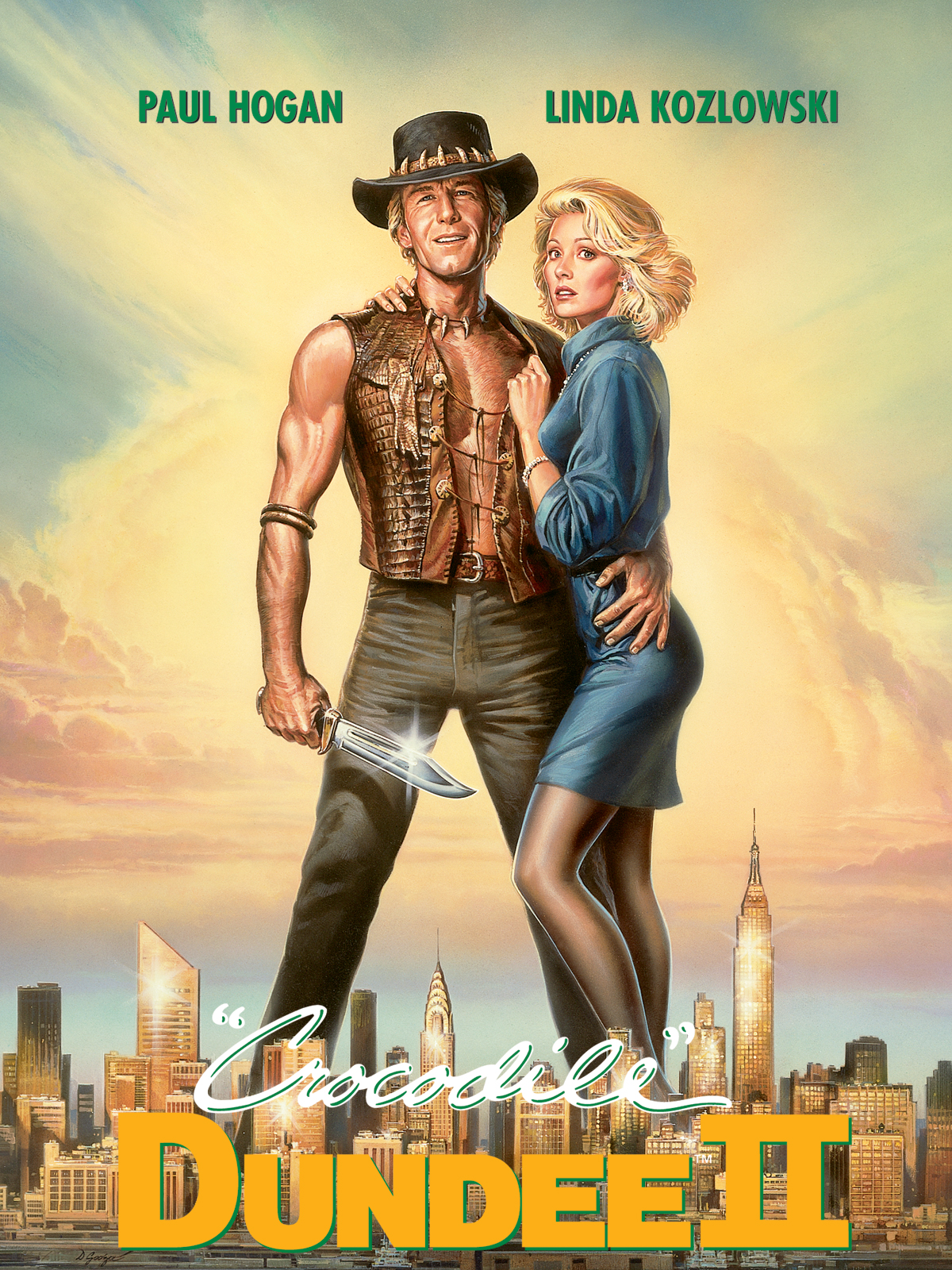 'Crocodile' Dundee II poster — movie on Prime Video