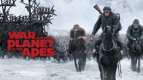 War for the Planet of the Apes poster — movie on Max