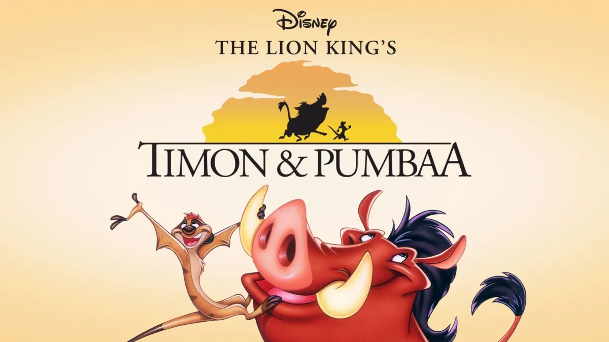 The Lion King's Timon & Pumbaa poster — TV series on Disney+