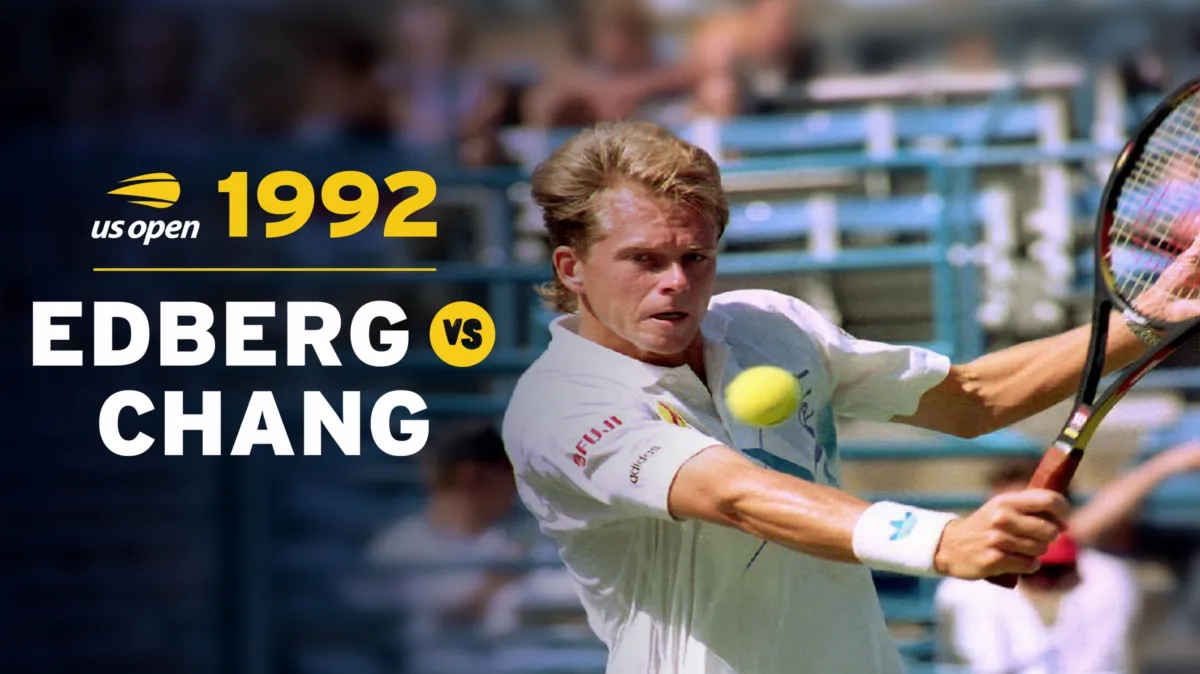 1992 Edberg v Chang poster — movie on Disney+