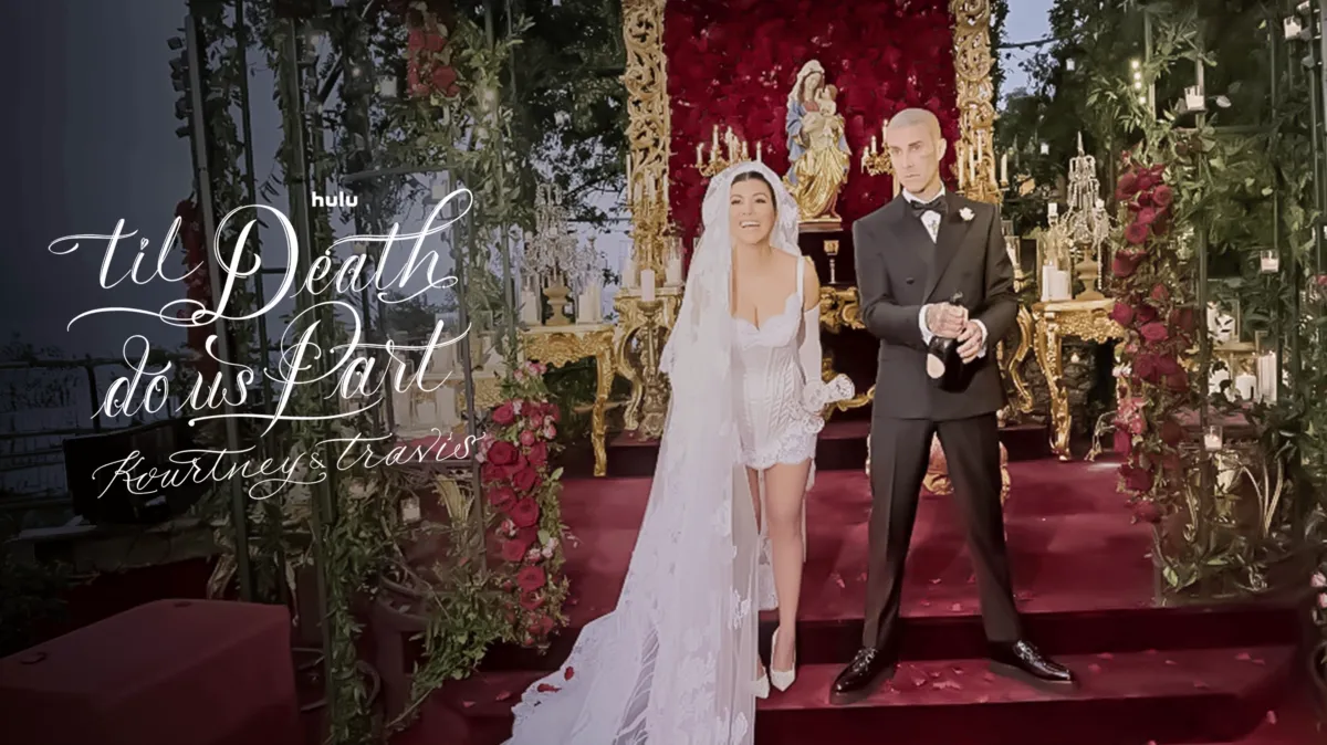 'Til Death Do Us Part Kourtney & Travis poster — TV series on Disney+