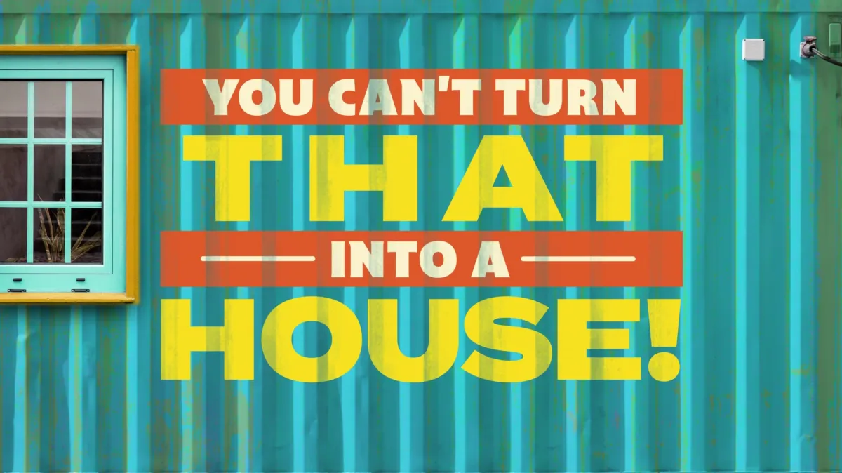 You Can’t Turn That Into A House poster — TV series on Disney+