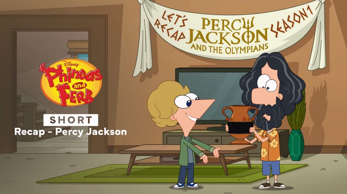 Phineas and Ferb Recap: Percy Jackson poster — movie on Disney+
