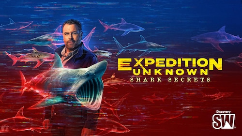 Expedition Unknown: Shark Secrets poster — movie on Max