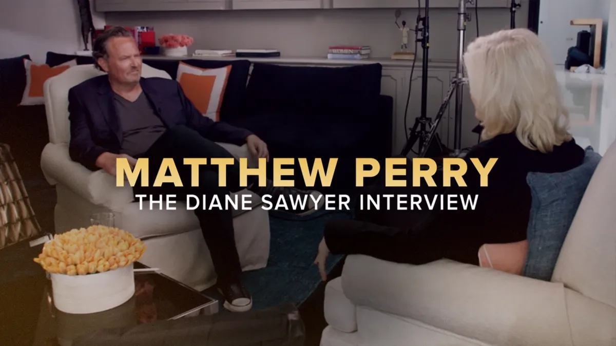 Matthew Perry - The Diane Sawyer Interview poster — TV series on Disney+