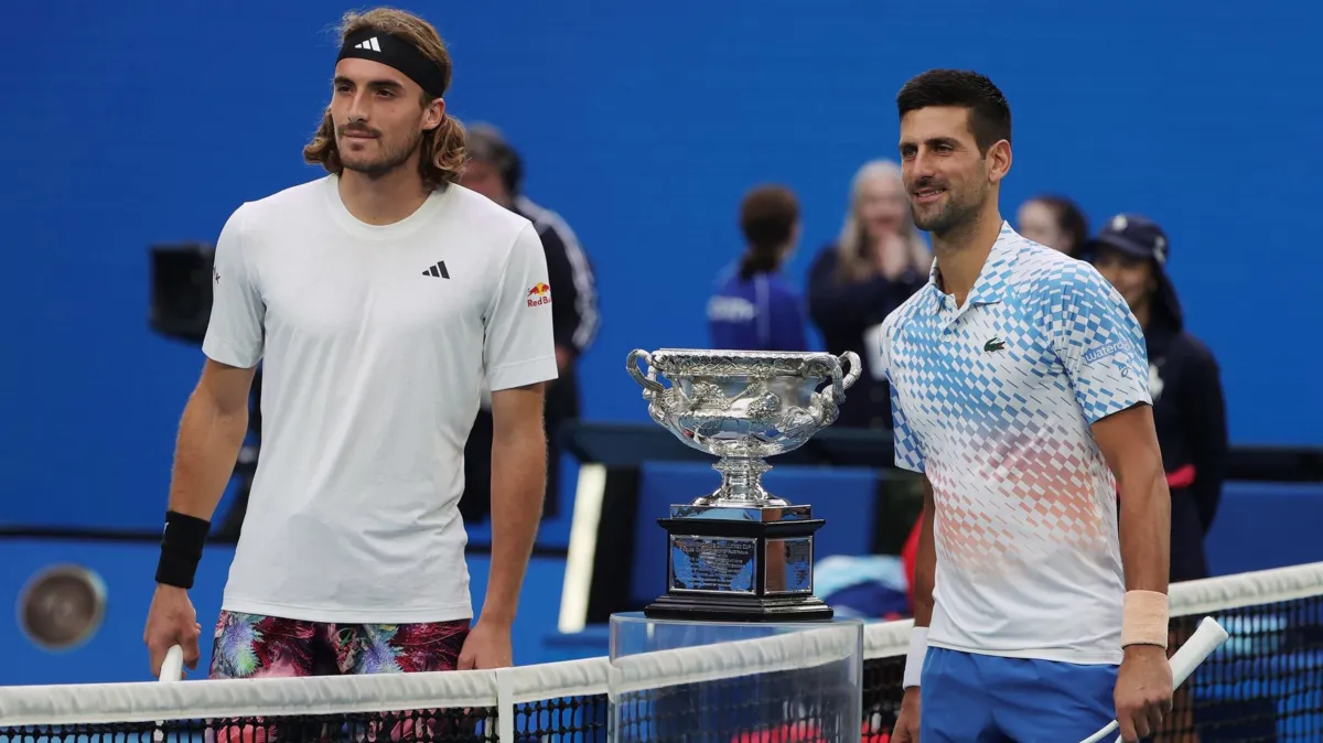 2023 Men's Final: Tsitsipas vs Djokovic poster — movie on Disney+