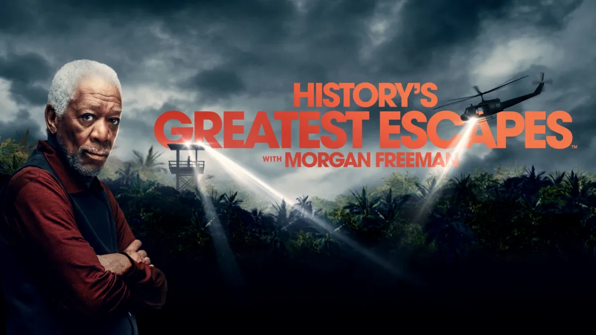 History's Greatest Escapes With Morgan Freeman poster — TV series on Disney+