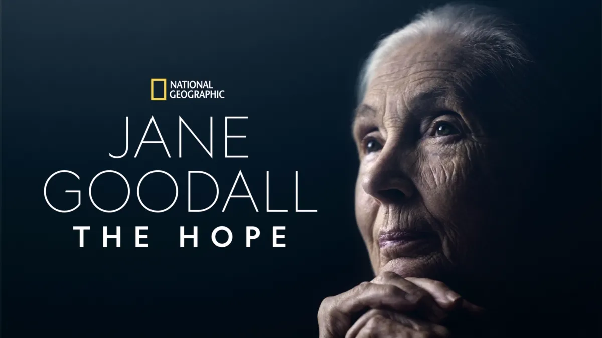 Jane Goodall: The Hope poster — movie on Disney+