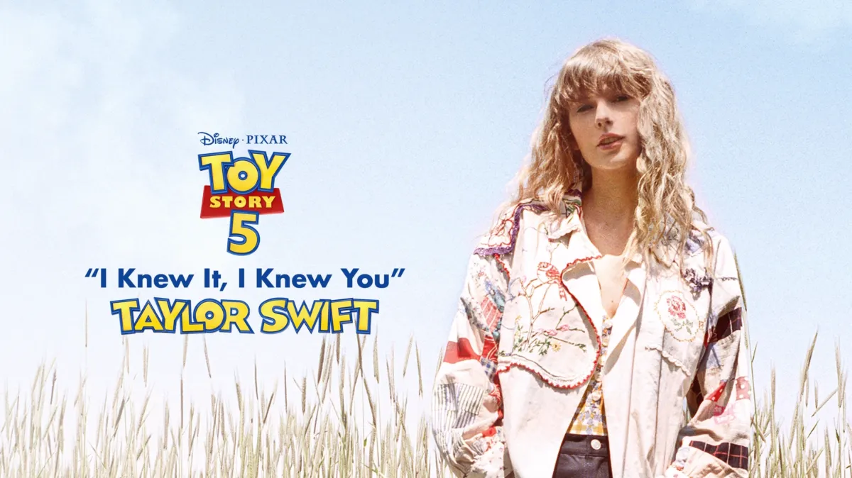 Taylor Swift "I Knew It, I Knew You" | "Toy Story 5" Music Video poster — movie on Disney+