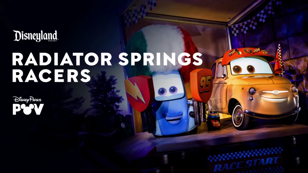 Radiator Springs Racers | Disneyland Resort poster — movie on Disney+