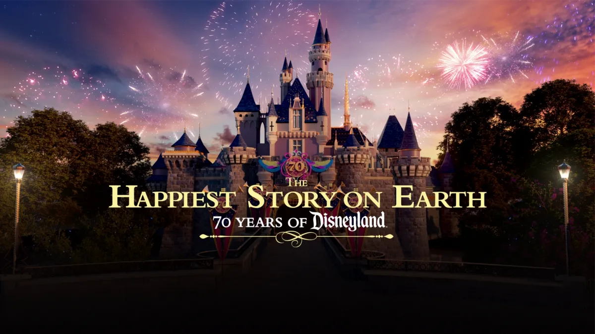 The Happiest Story on Earth: 70 Years of Disneyland poster — TV series on Disney+
