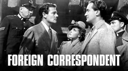 Foreign Correspondant poster — movie on Max