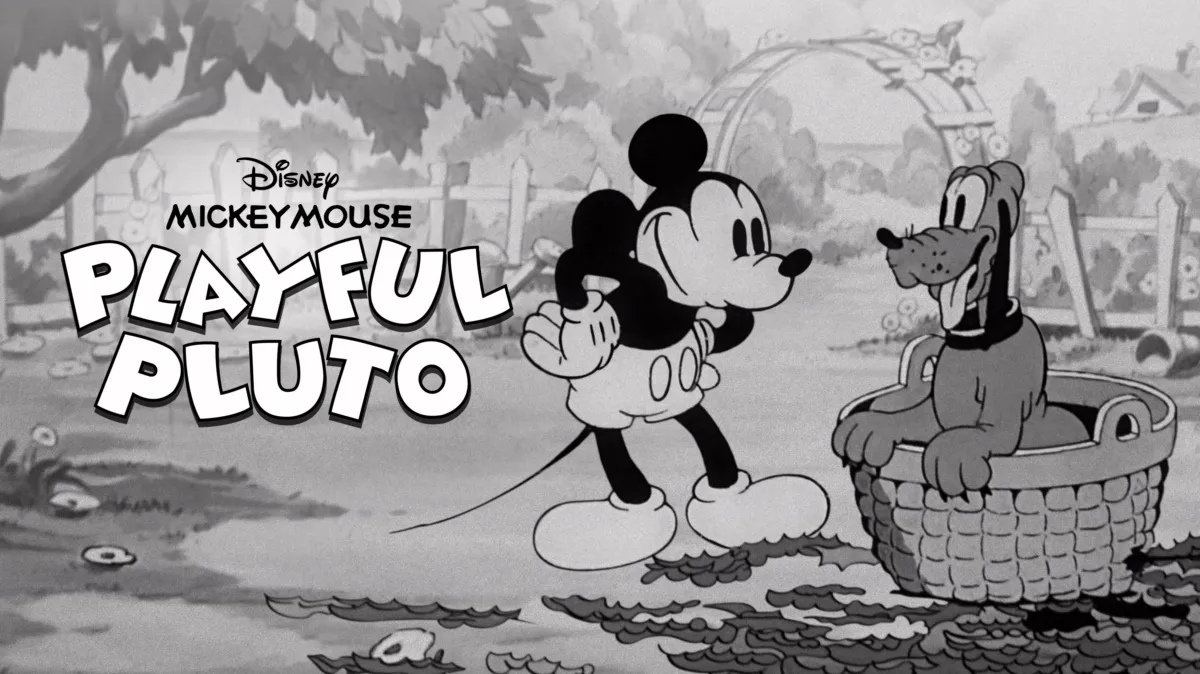 Playful Pluto poster — movie on Disney+