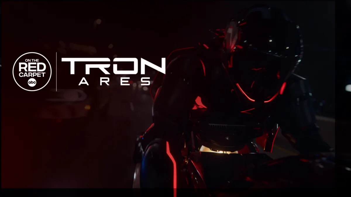 On The Red Carpet Presents: "TRON: ARES" poster — TV series on Disney+