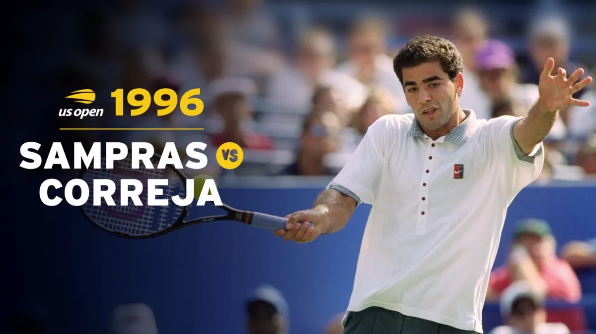 1996 Sampras v Correja poster — movie on Disney+
