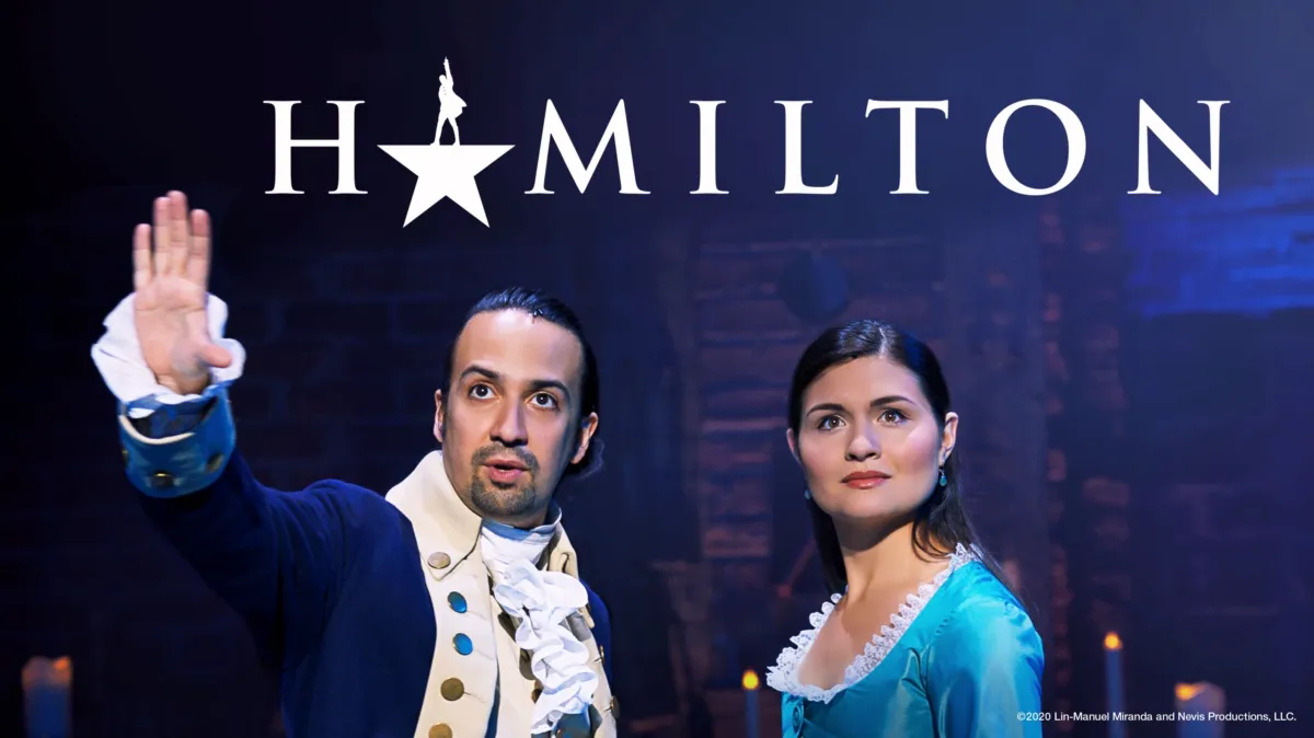 Hamilton poster — movie on Disney+
