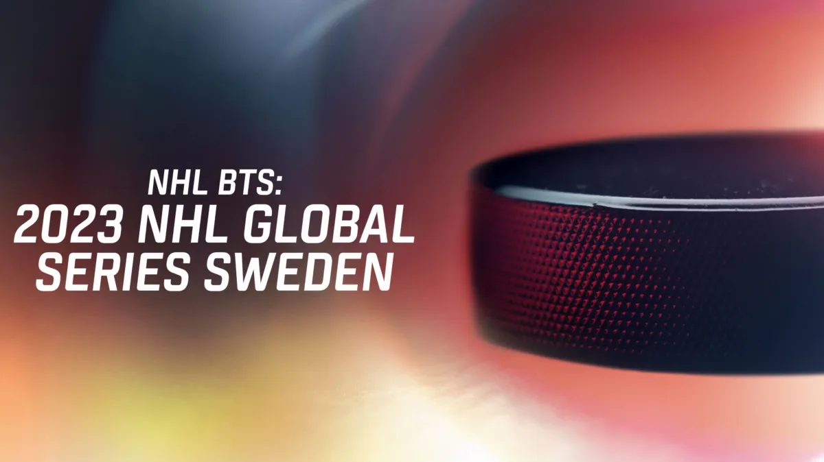 NHL BTS: 2023 NHL Global Series Sweden poster — movie on Disney+