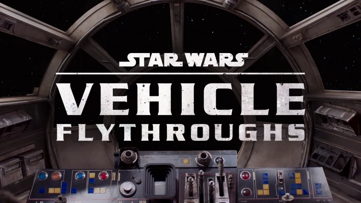 Star Wars Vehicle Flythroughs poster — TV series on Disney+