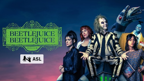 Beetlejuice Beetlejuice (with ASL): poster — movie on Max