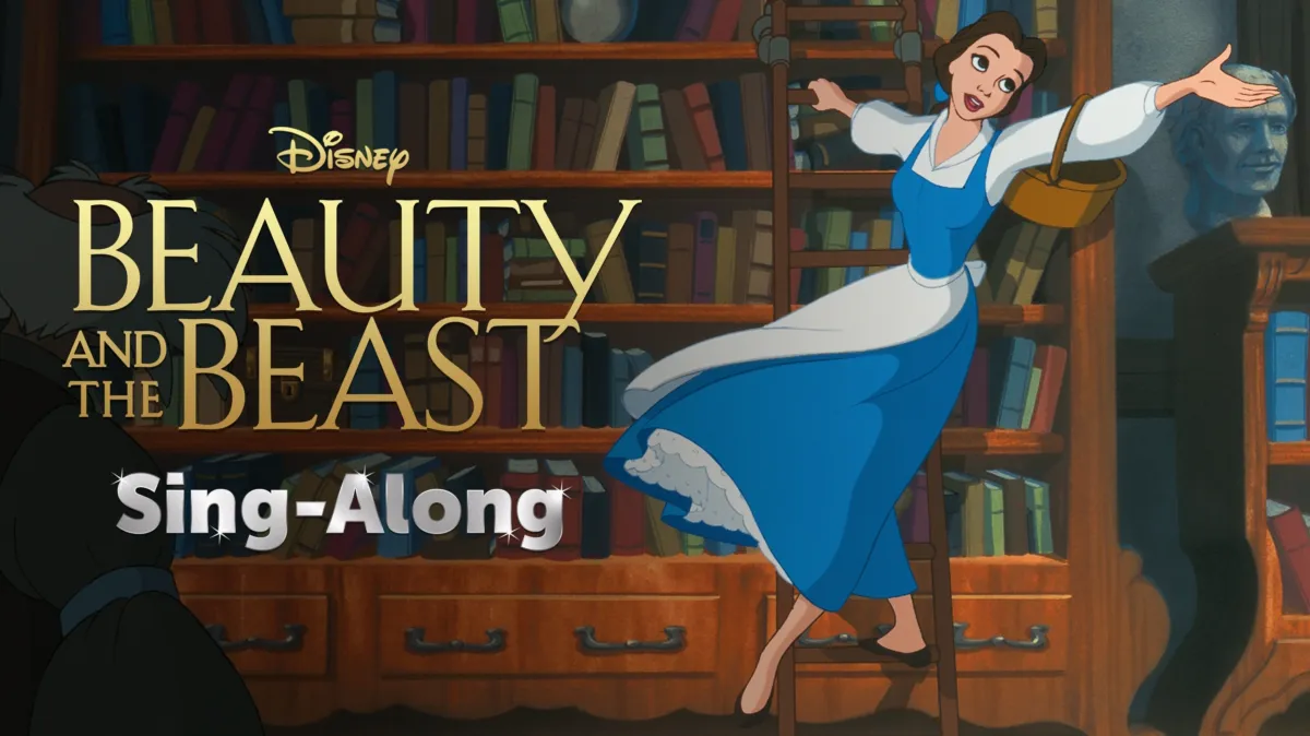 Beauty and the Beast (1991) Sing-Along poster — movie on Disney+