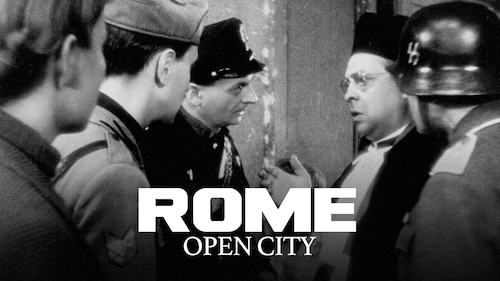 Rome, Open City poster — movie on Max