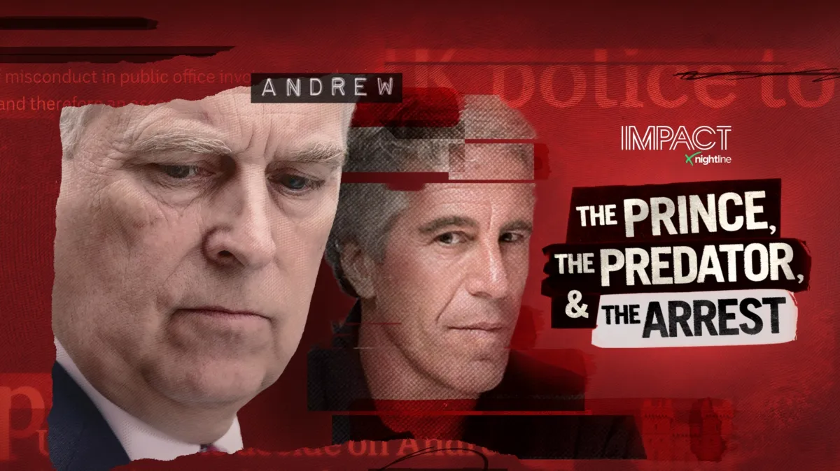 IMPACT x Nightline: The Prince, The Predator & The Arrest poster — TV series on Disney+