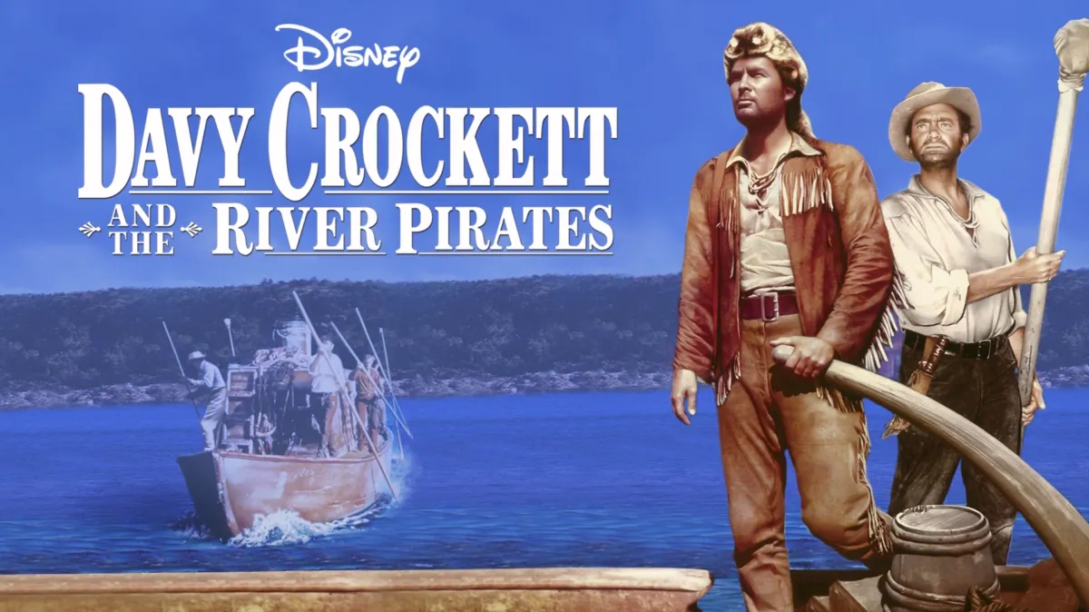 Davy Crockett and the River Pirates poster — movie on Disney+