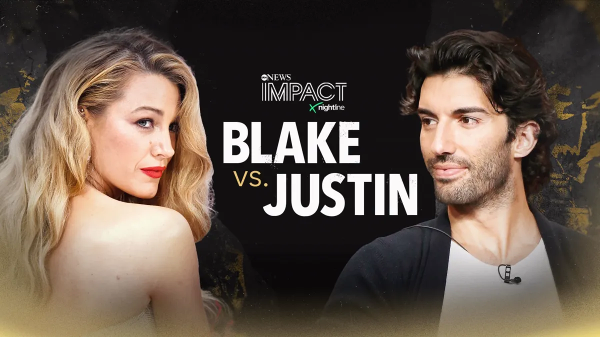 IMPACT x Nightline: Blake vs. Justin poster — TV series on Disney+