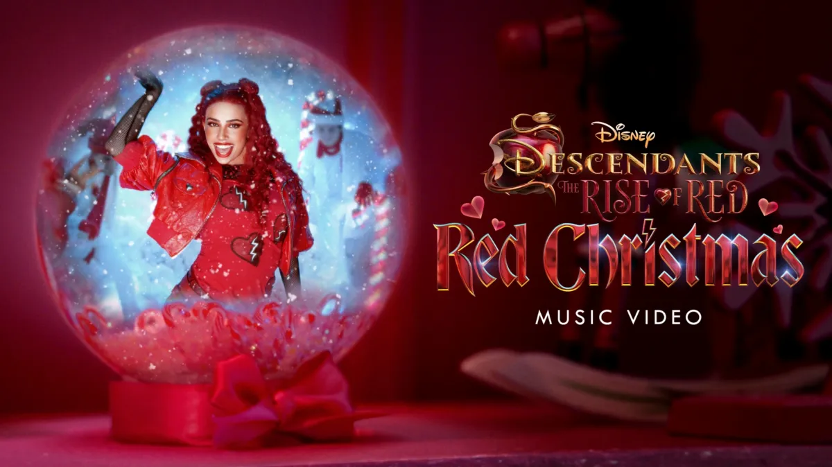 Music Video | "Red Christmas" | Descendants: The Rise of Red poster — movie on Disney+