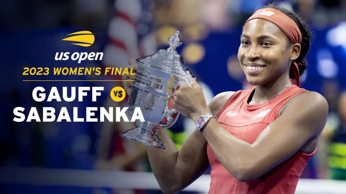 2023 Women's Final: Gauff vs. Sabalenka poster — movie on Disney+