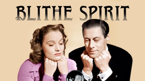 Blithe Spirit poster — movie on Max