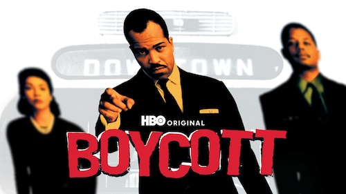 Boycott poster — movie on Max