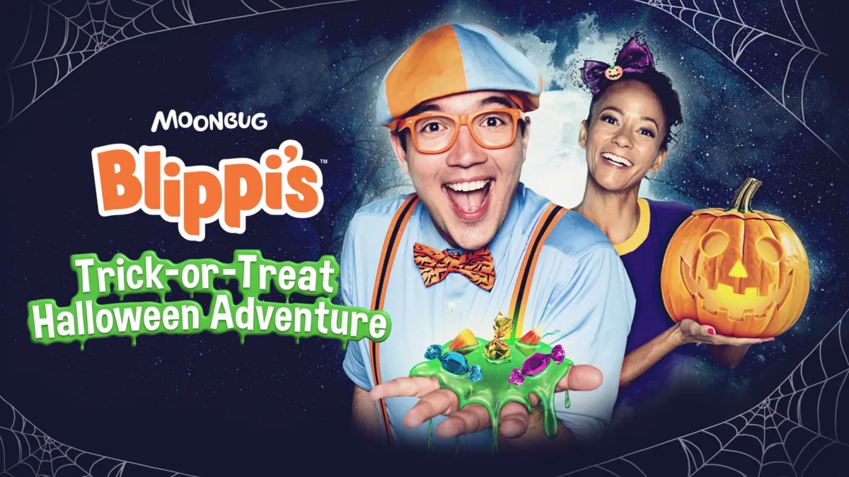 Blippi’s Trick-or-Treat Halloween Adventure poster — movie on Disney+