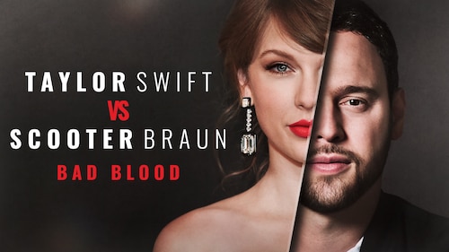 Taylor Swift vs Scooter Braun: Bad Blood poster — TV series on Max