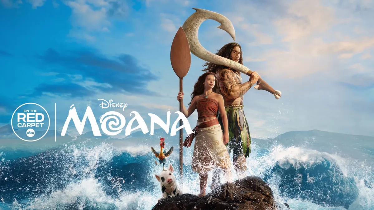 On The Red Carpet Presents: "Moana" poster — TV series on Disney+