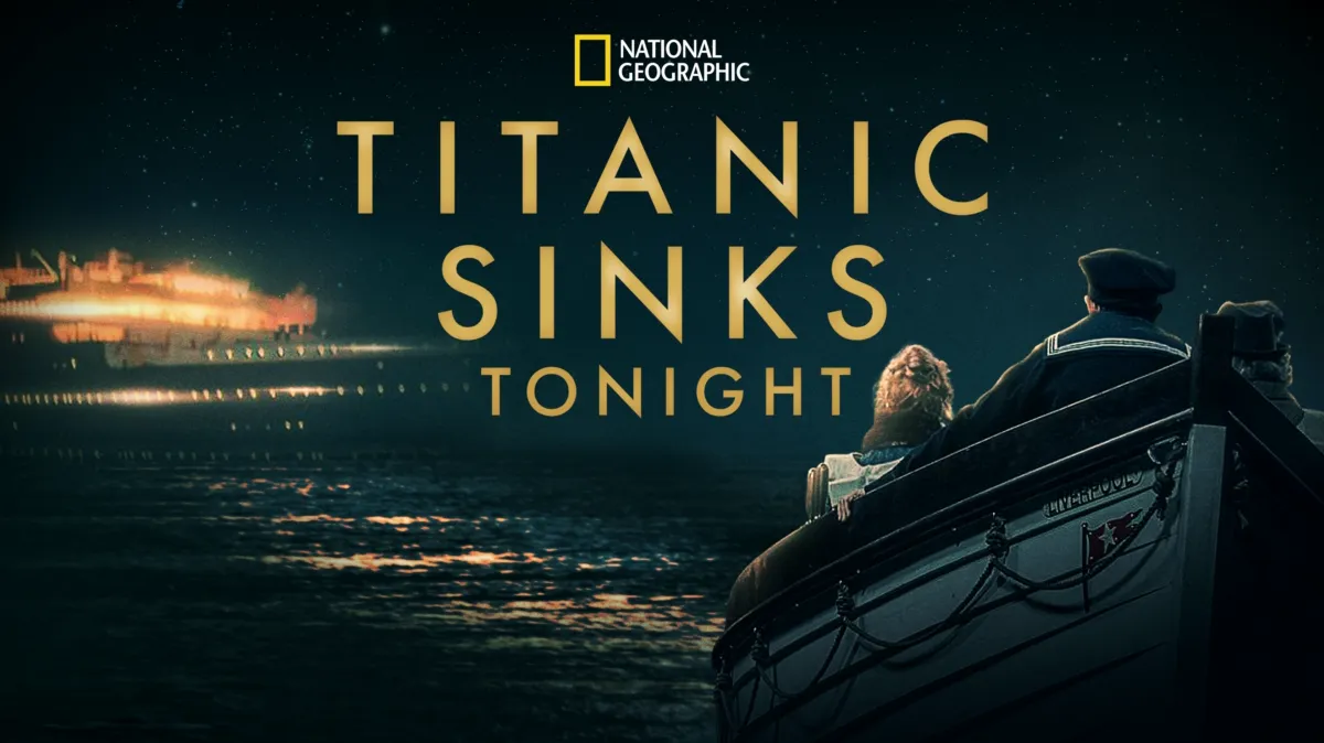 Titanic Sinks Tonight poster — TV series on Disney+